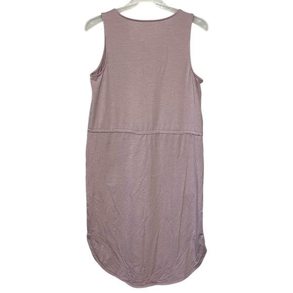 Garnet Hill Recycled Easy Jersey Knit Tank Dress S  Lilac Casual Everyday Dress - Picture 4 of 6